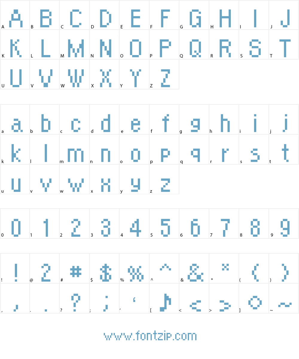 EarthMomma Font Character
